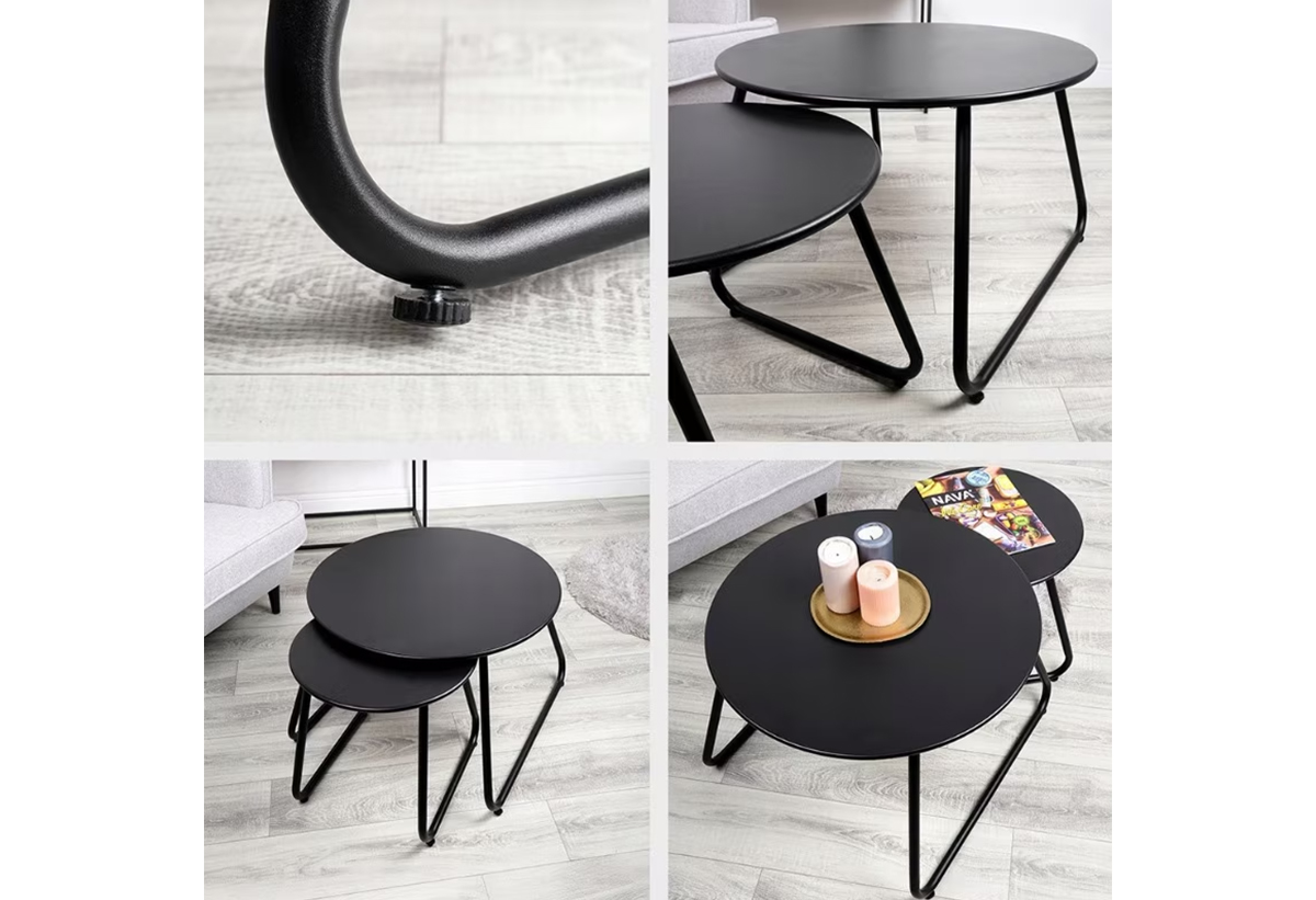 Απεικονίζονται φωτογραφίες με λεπτομέρειες των τραπεζιών από διαφορτικές οπτικές γωνίες.